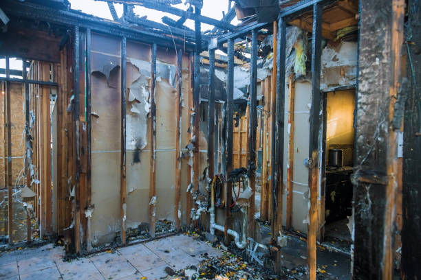 Professional Fire Damage Assessment technician working in Richmond, TX